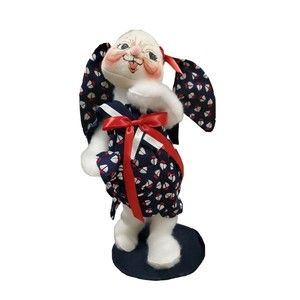NWT Annalee 12" Sailor Girl Doll Red White Blue On Stand #067301